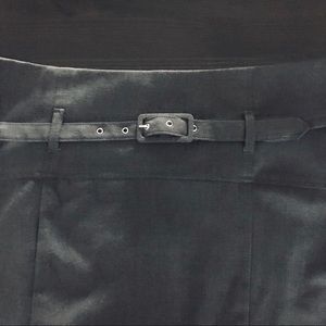 Gray belted pencil skirt Size 11